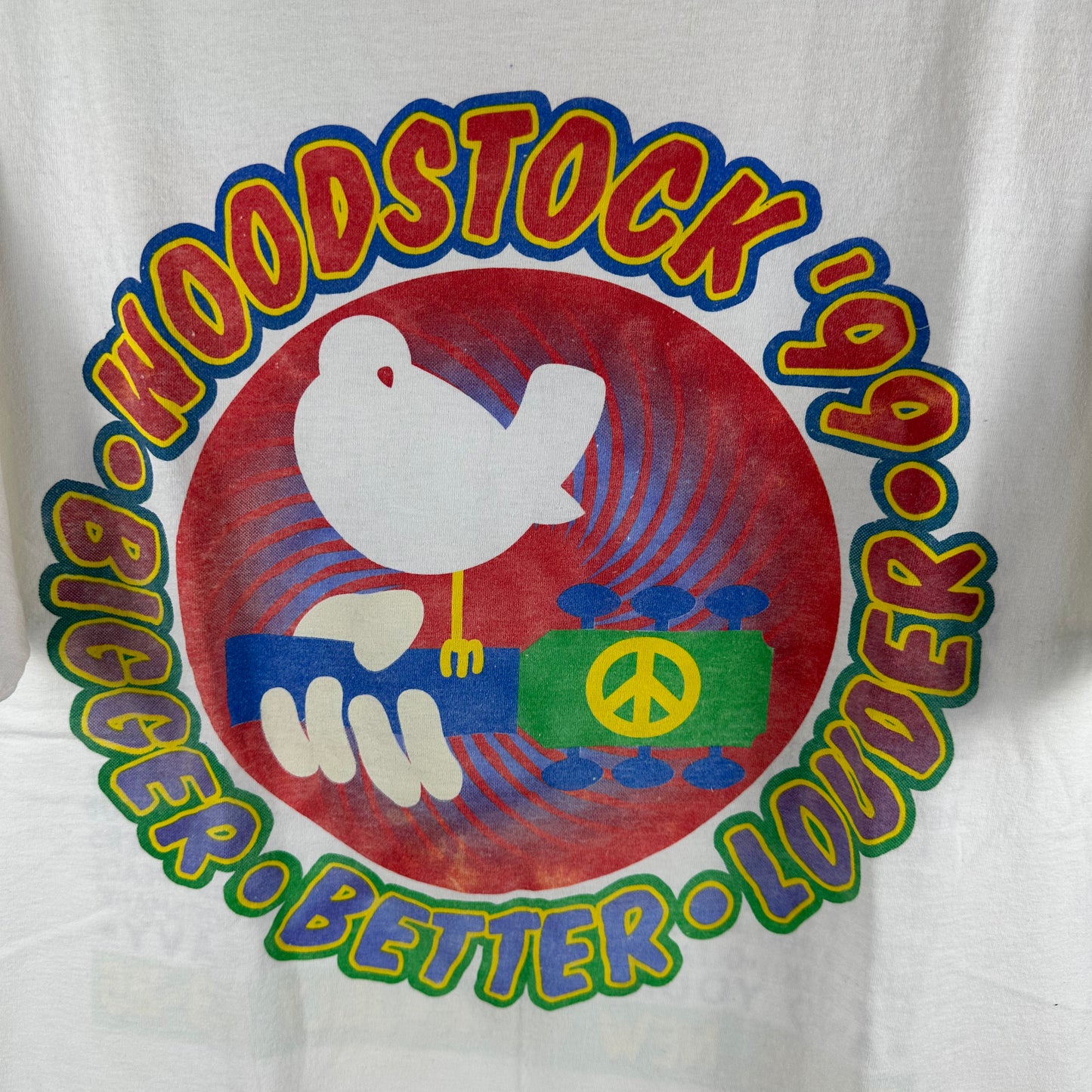 Vintage 1999 Woodstock Music Festival Metallica Ice Cube T-shirt