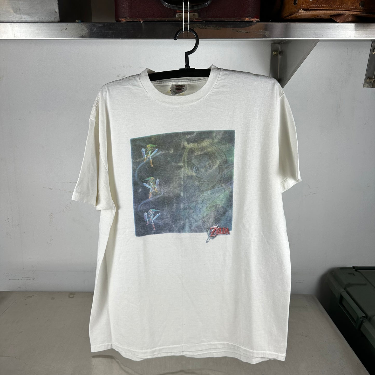 Vintage 90s The Legend of Zelda Ocarina of Time Nintendo Video Game Promo T-shirt