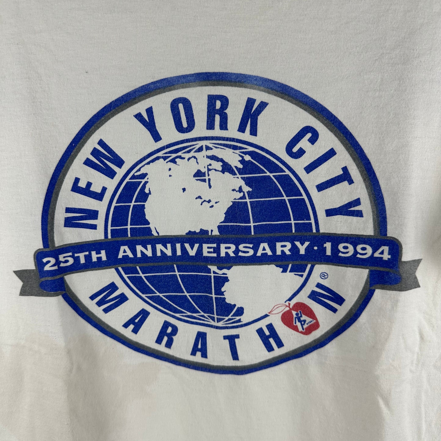 Vintage 1994 NYRR New York City Marathon Running Single Stitch T-shirt