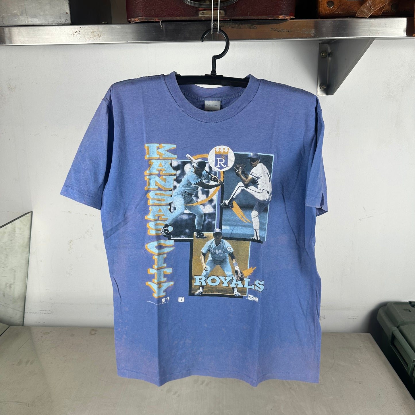 Vintage 1991 Kansas City Royals Baseball MLB Salem Sportswear T-shirt
