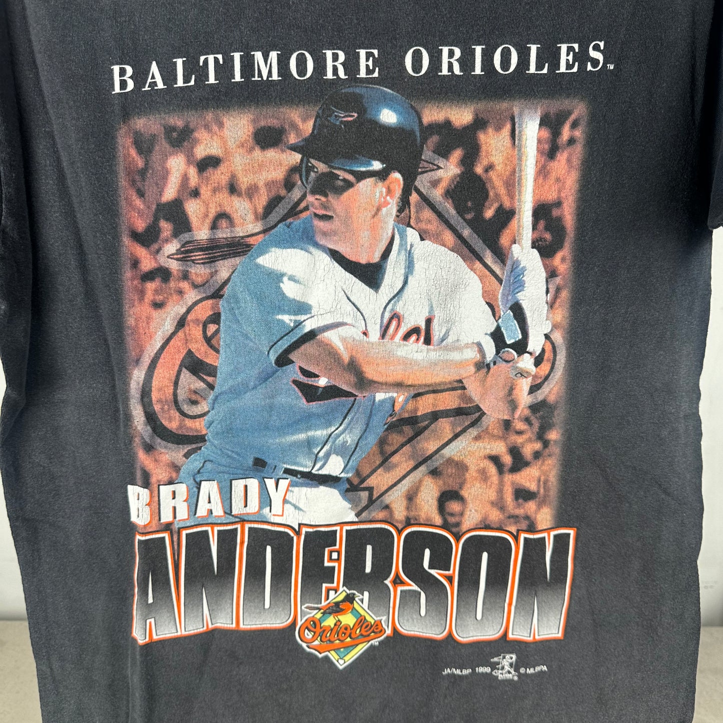 Vintage 1999 Brady Anderson Baltimore Orioles MLB Graphic T-shirt