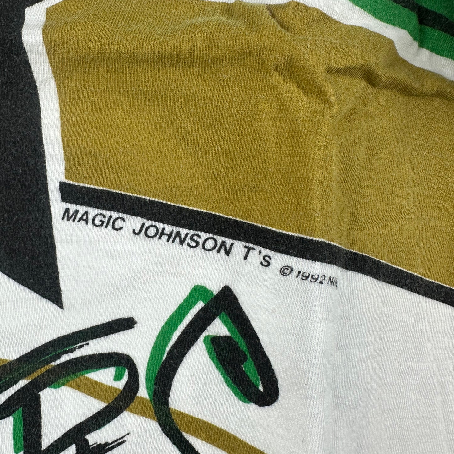 Vintage 1992 Minnesota North Stars NHL AOP Single Stitch T-shirt