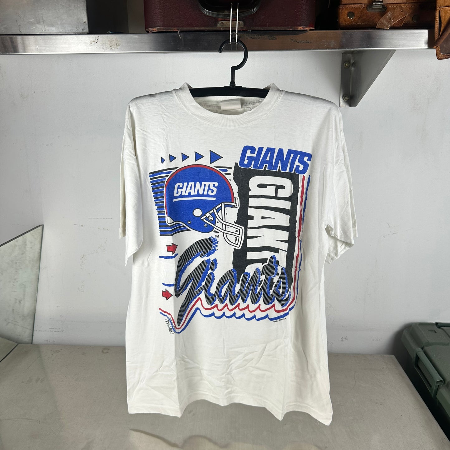 Vintage 1993 New York Giants Football NFL Single Stitch T-shirt