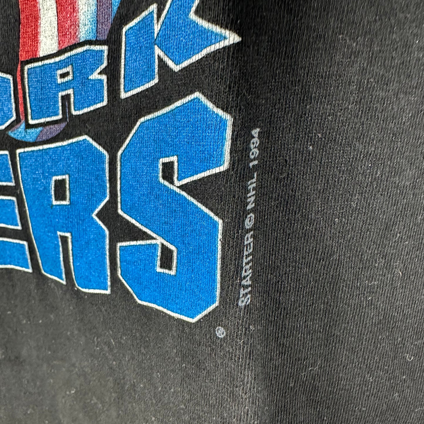 Vintage 1994 New York Rangers NHL Stanley Cup Champions Starter T-shirt