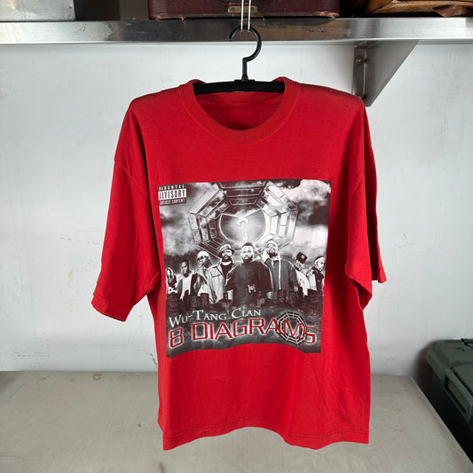 2008 Wu-Tang Clan 8 Diagrams Tour Concert Hip Hop Rap T-shirt