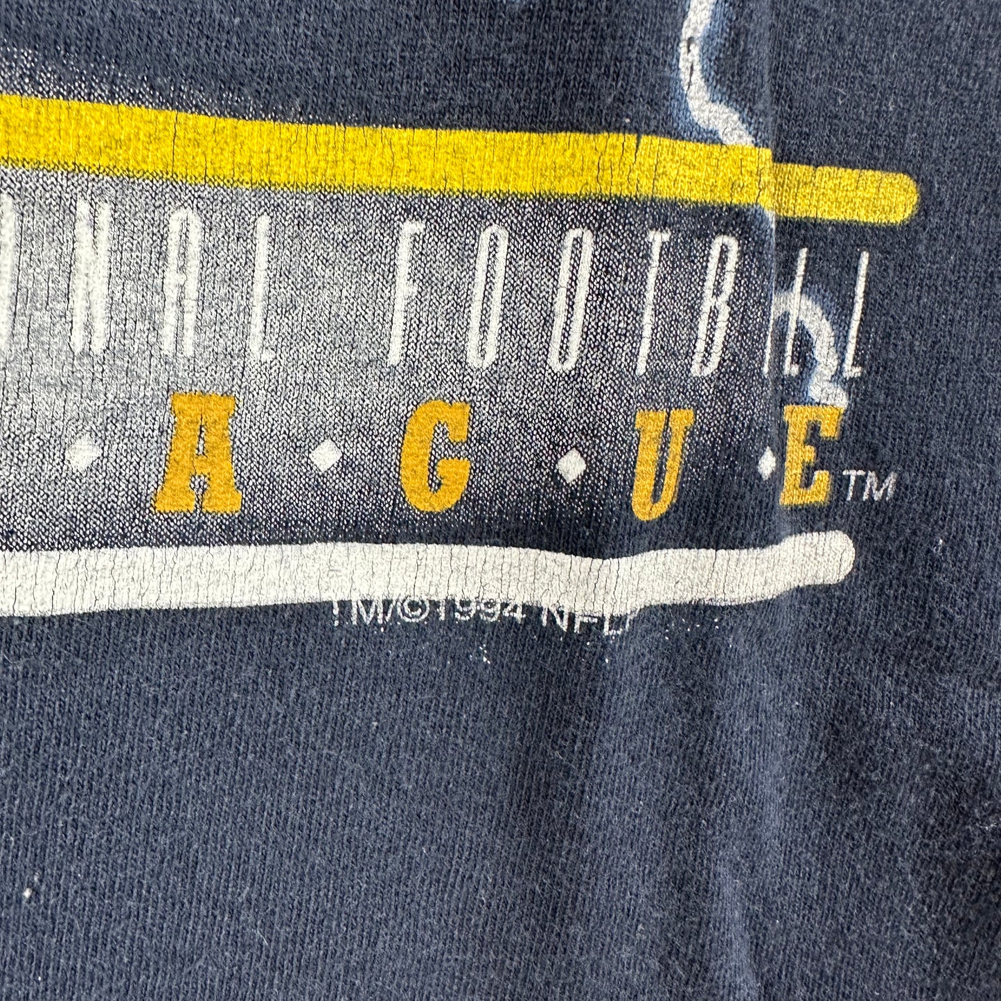 Vintage 1994 San Diego Chargers Lightning Graphic NFL Single Stitch T-shirt