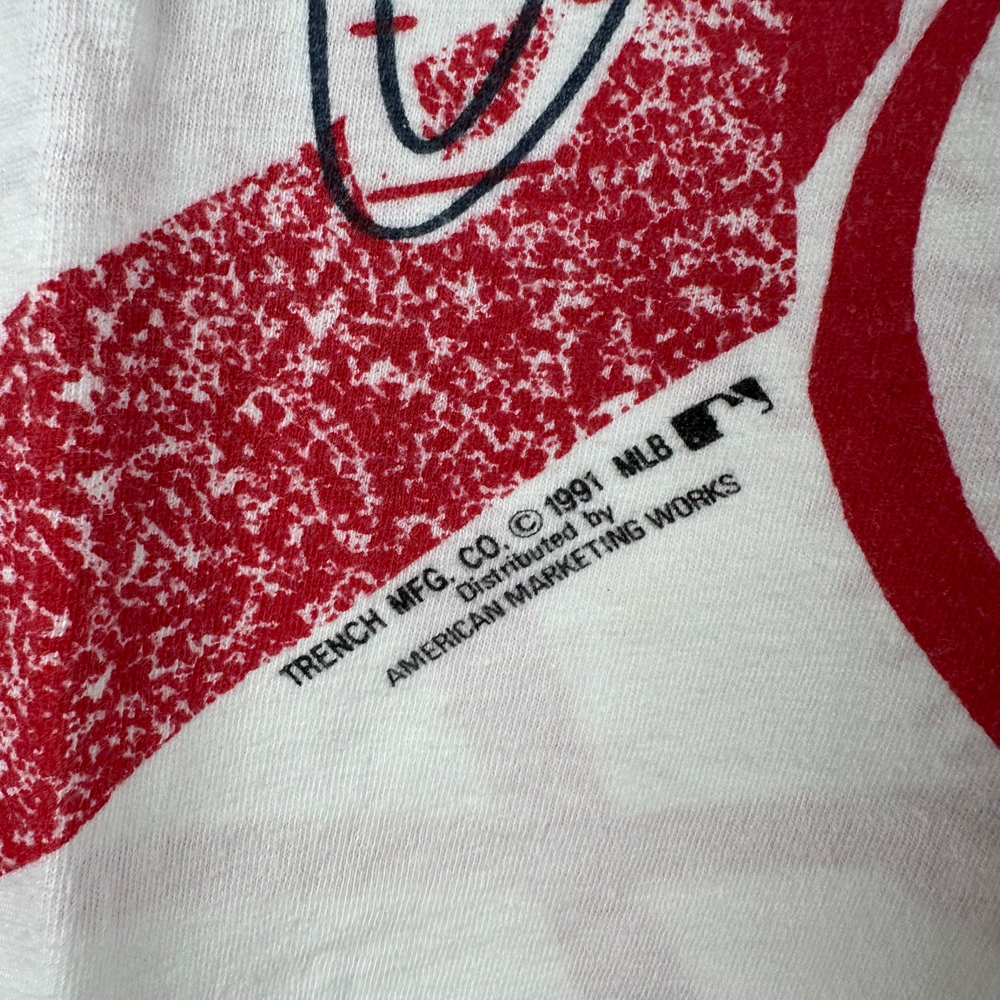 Vintage 1991 New York Yankees Baseball MLB AOP All Over Print Single Stitch T-shirt
