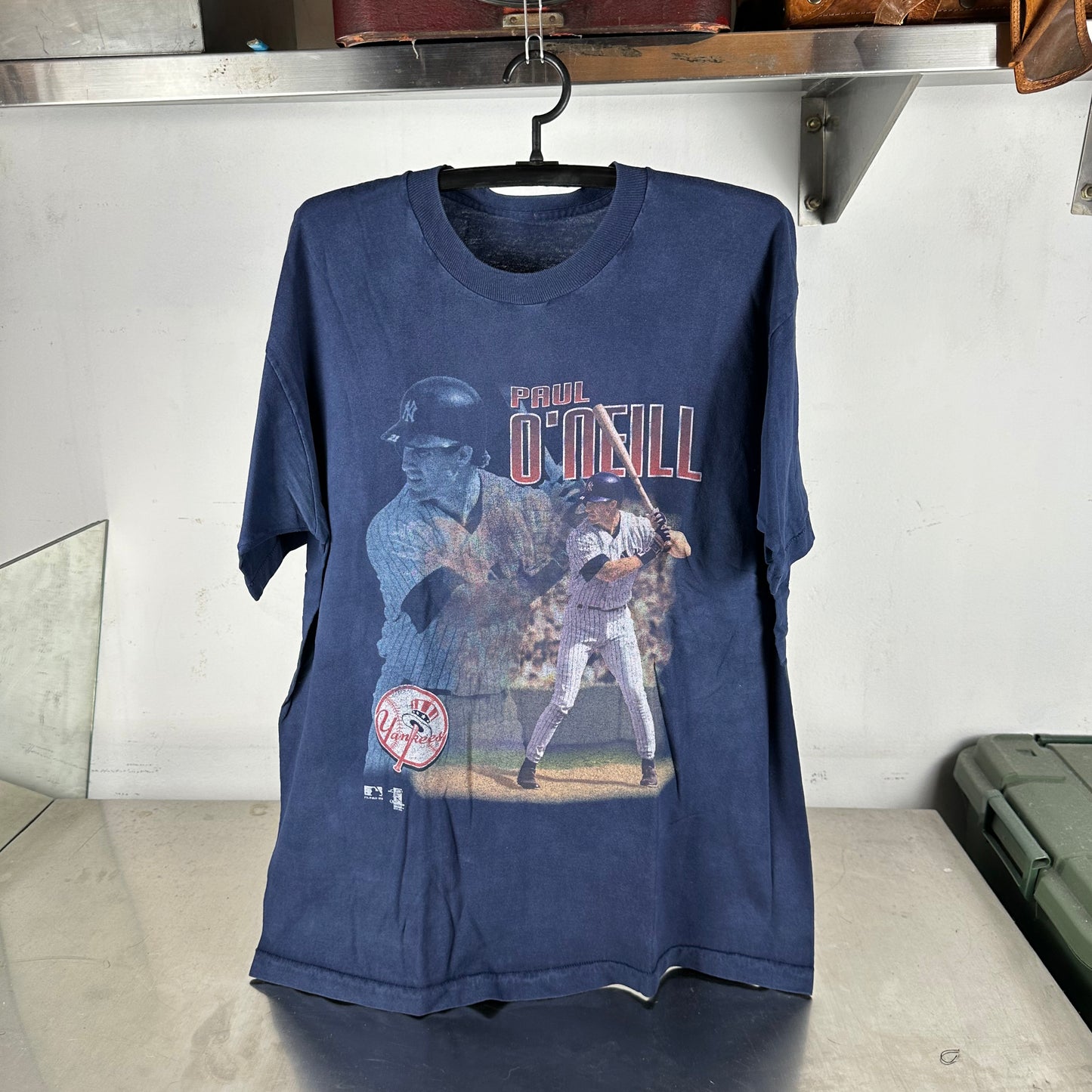 Vintage 90s Paul O' Neill New York Yankees MLB Single Stitch T-shirt