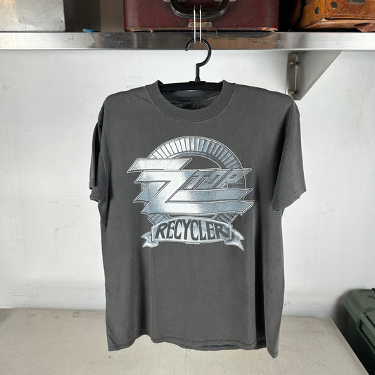 Vintage 1990 ZZ Top Recycler Tour Concert Rock Band Single Stitch T-shirt