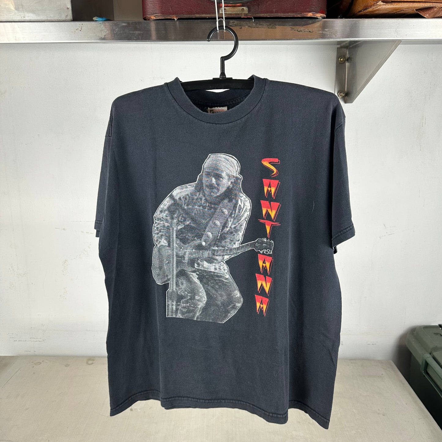 Vintage 1997 Carlos Santana Tour Concert Graphic T-shirt