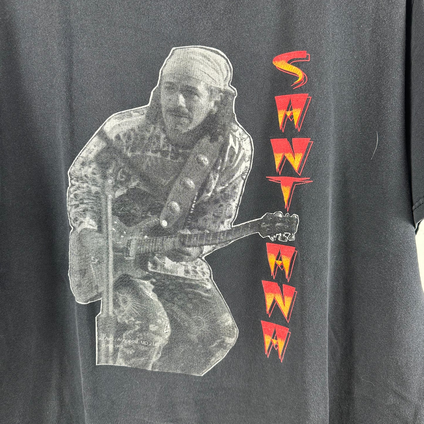 Vintage 1997 Carlos Santana Tour Concert Graphic T-shirt