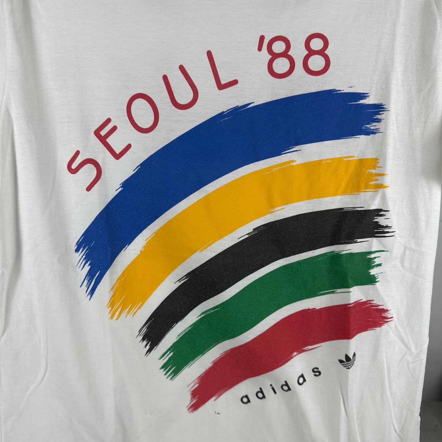 Vintage 1988 Adidas Seoul Olympic Graphic Promo T-shirt