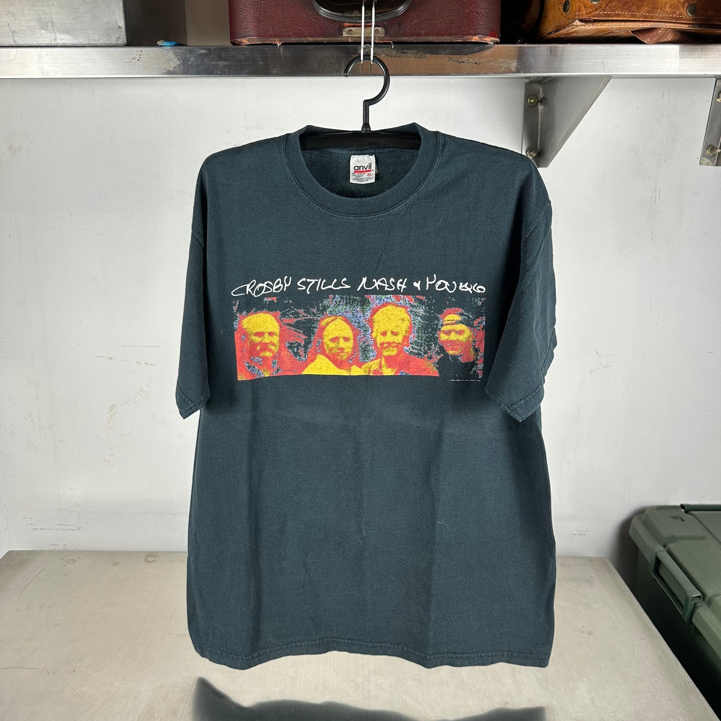 Vintage 2000 Crosby, Stills, Nash &amp; Young Tour Concert Graphic T-shirt