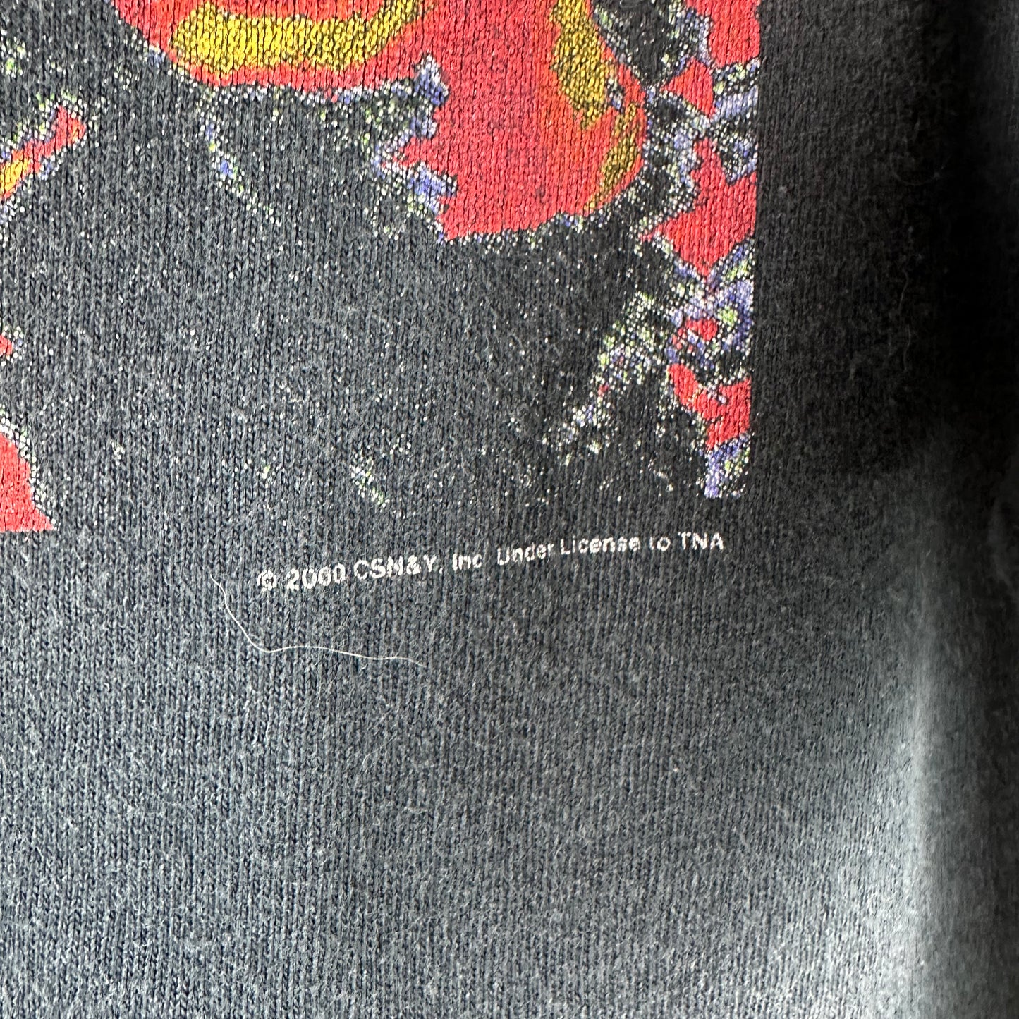 Vintage 2000 Crosby, Stills, Nash &amp; Young Tour Concert Graphic T-shirt