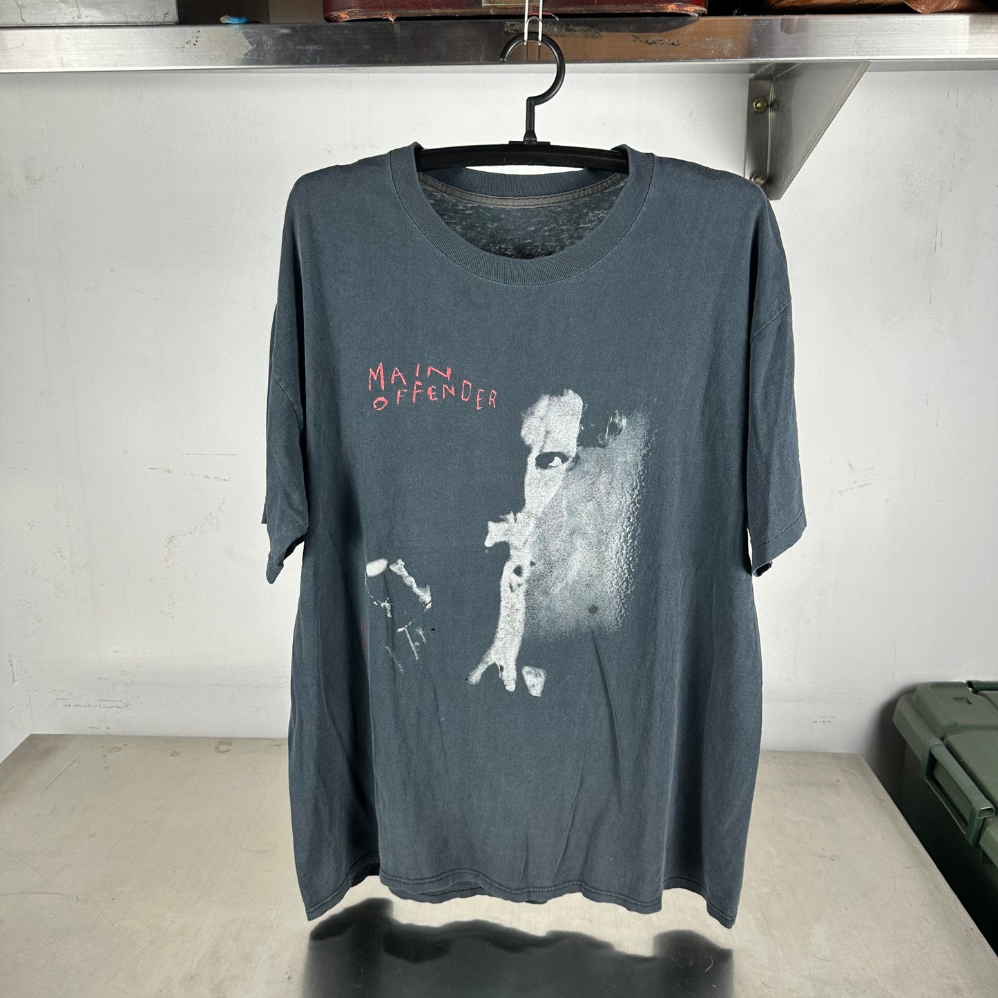 Vintage 1992-93 Keith Richards Main Offender Tour Concert Disstressed T-shirt