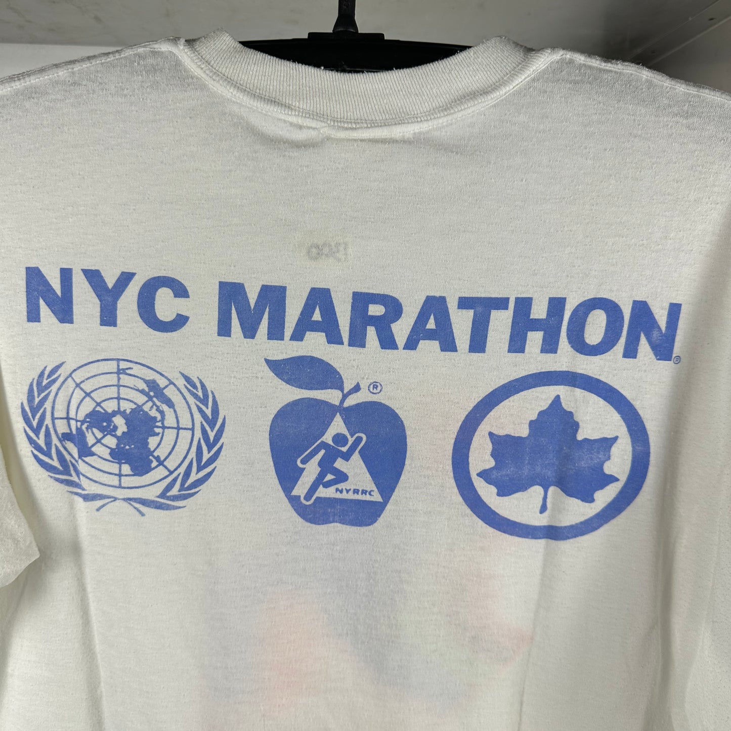 Vintage 1989 NYRRC New York City Marathon Running Single Stitch T-shirt