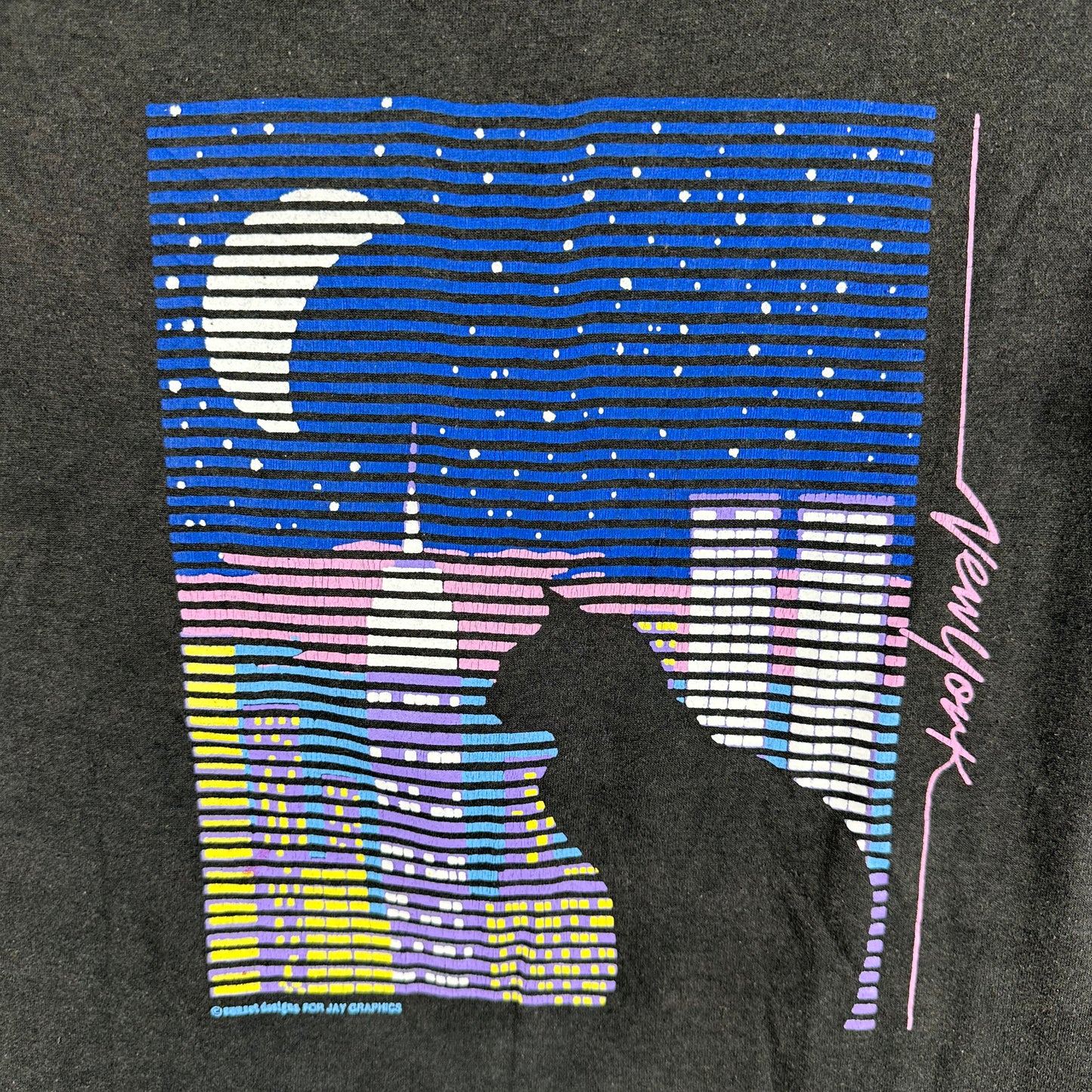 Vintage 80s New York Cat Graphic T-shirt