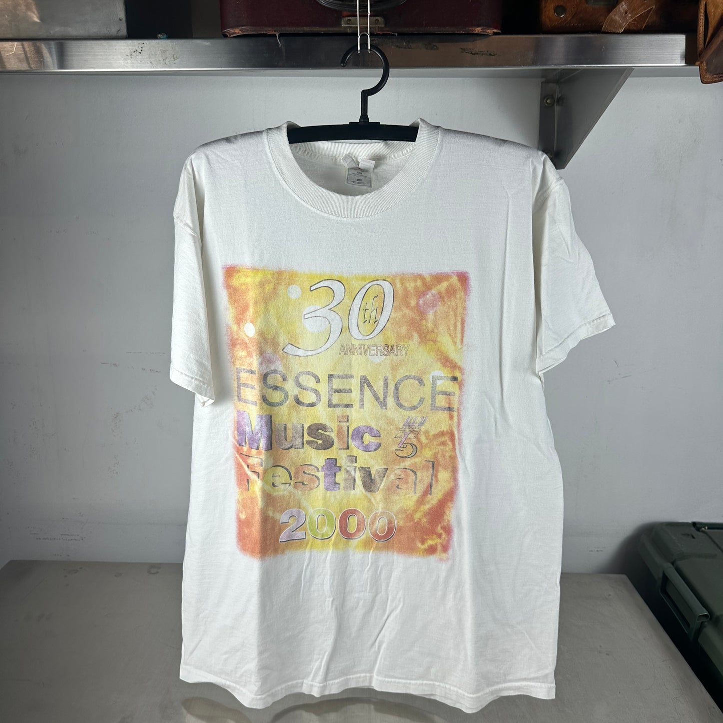 Vintage 2000 D' Angelo Luther Vandross Run-DMC Essence Music Festival T-shirt