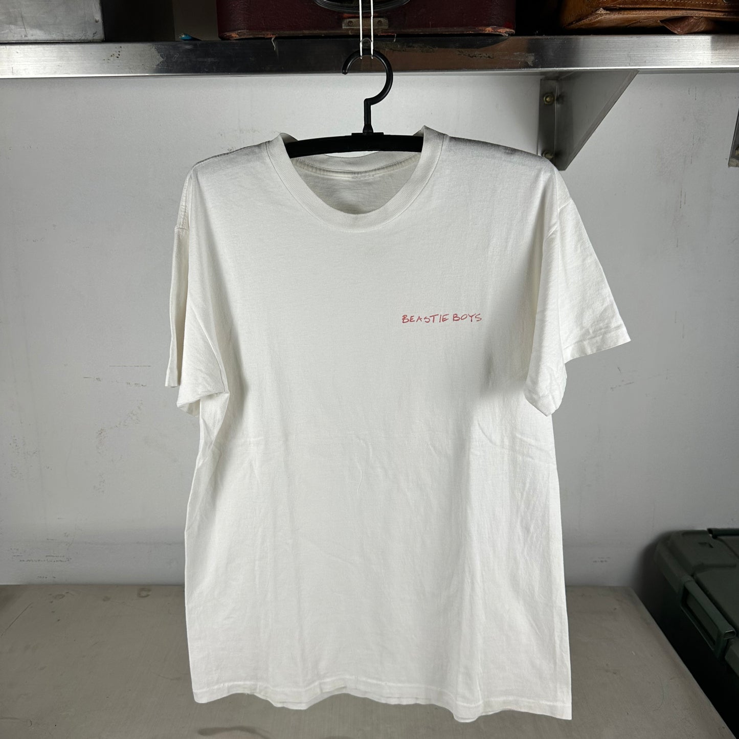 Vintage 90s Beastie Boys Please Get Angry at Mealtime Japanese Single Stitch T-shirt