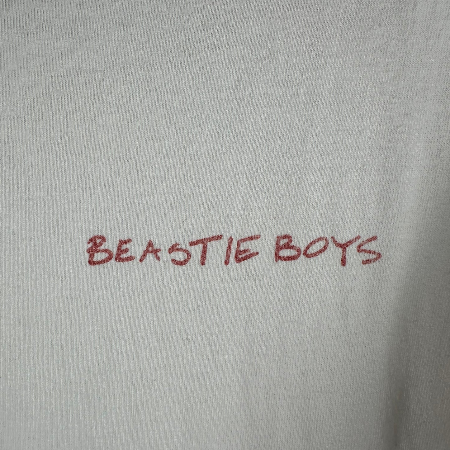 Vintage 90s Beastie Boys Please Get Angry at Mealtime Japanese Single Stitch T-shirt