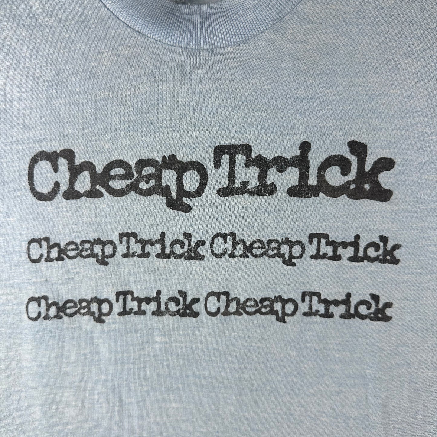Vintage 80s Cheap Trick Rock Band Graphic Single Stitch T-shirt