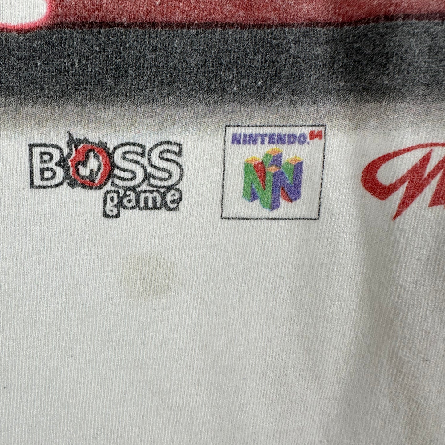 Vintage 1999 World Driver Championship Nintendo 64 Video Game Promo T-shirt