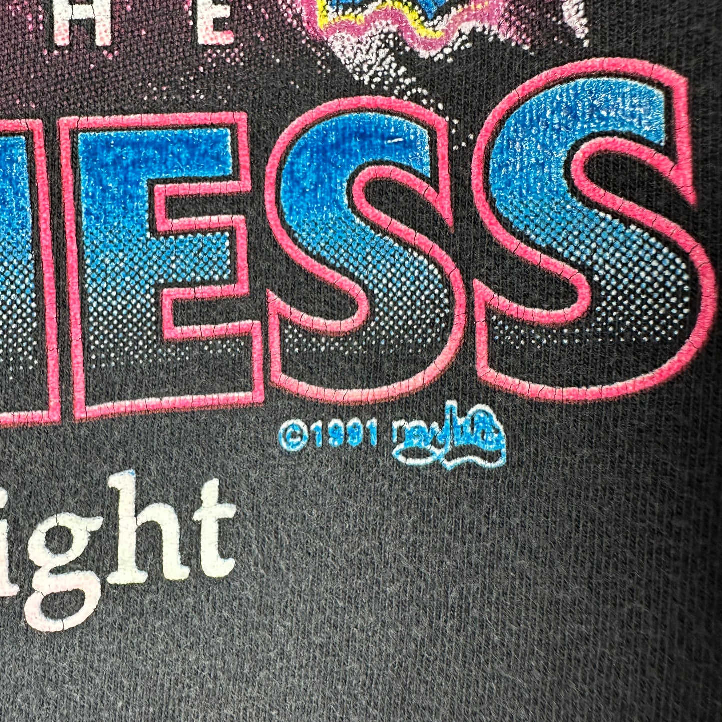 Vintage 1991 Breaking Thru the Darkness Jesus is the Light Single Stitch T-shirt