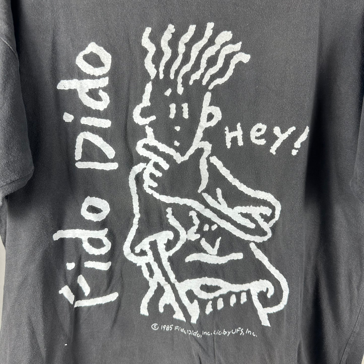 Vintage 1985 Fido Dido Hey! Cartoon Graphic T-shirt