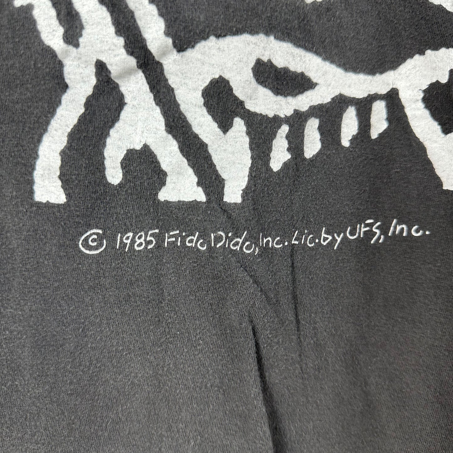 Vintage 1985 Fido Dido Hey! Cartoon Graphic T-shirt