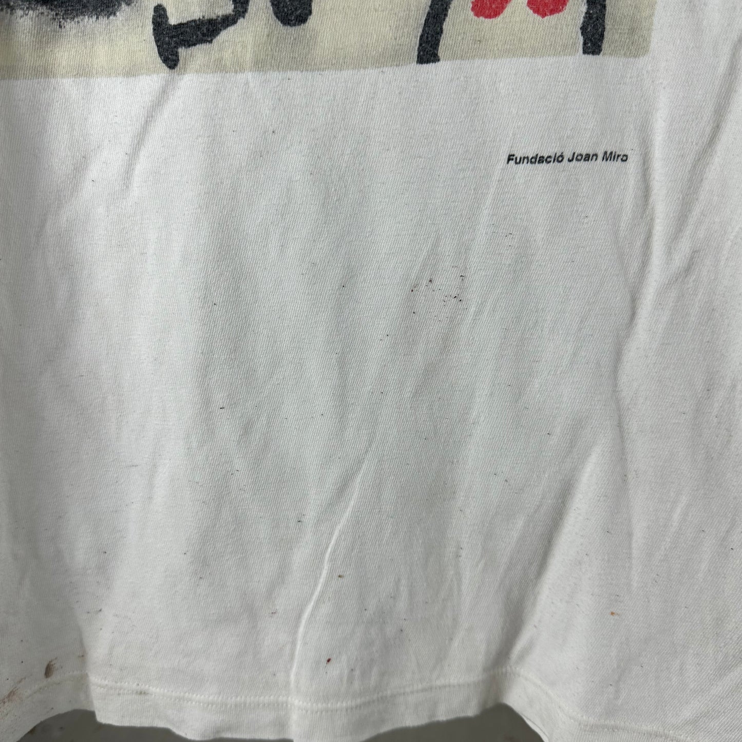 Vintage 90s Fundacio Joan Miro Abstract Art Graphic T-shirt