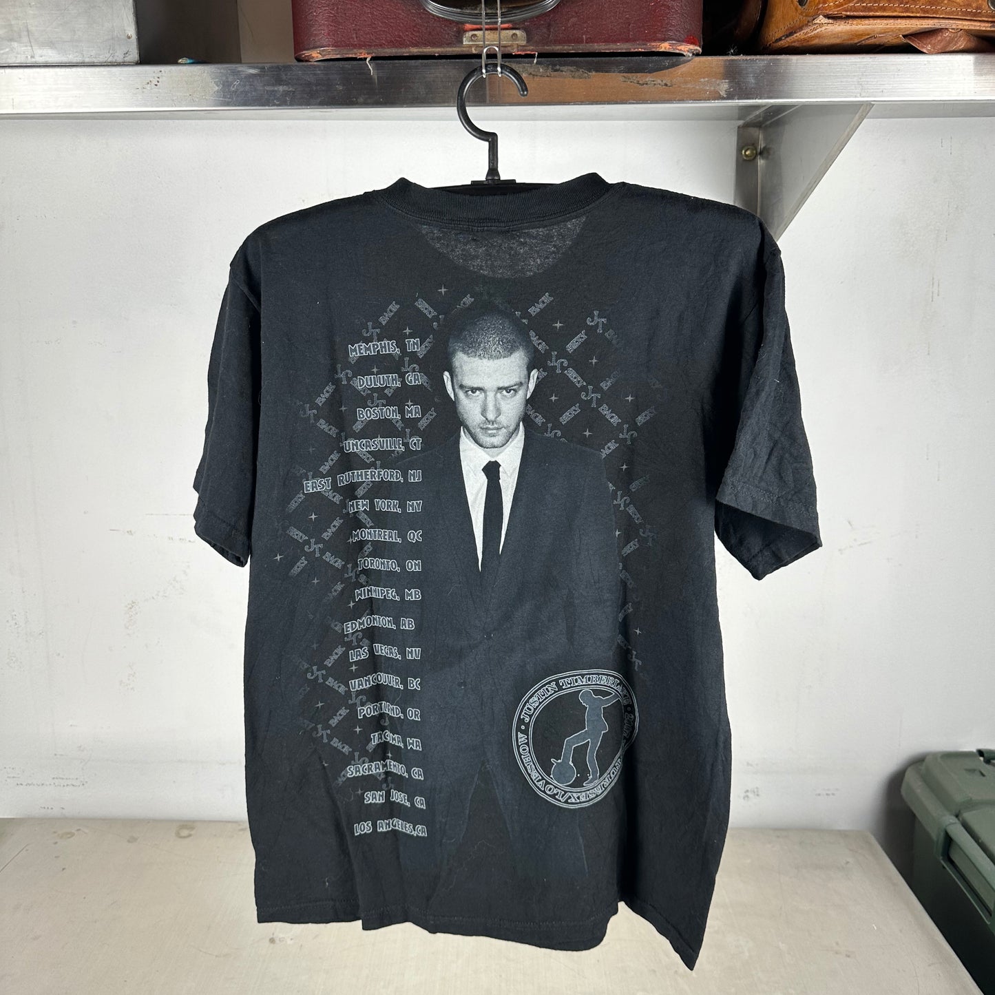 2007 Justin Timberlake FutureSex/LoveSounds Tour Concert T-shirt