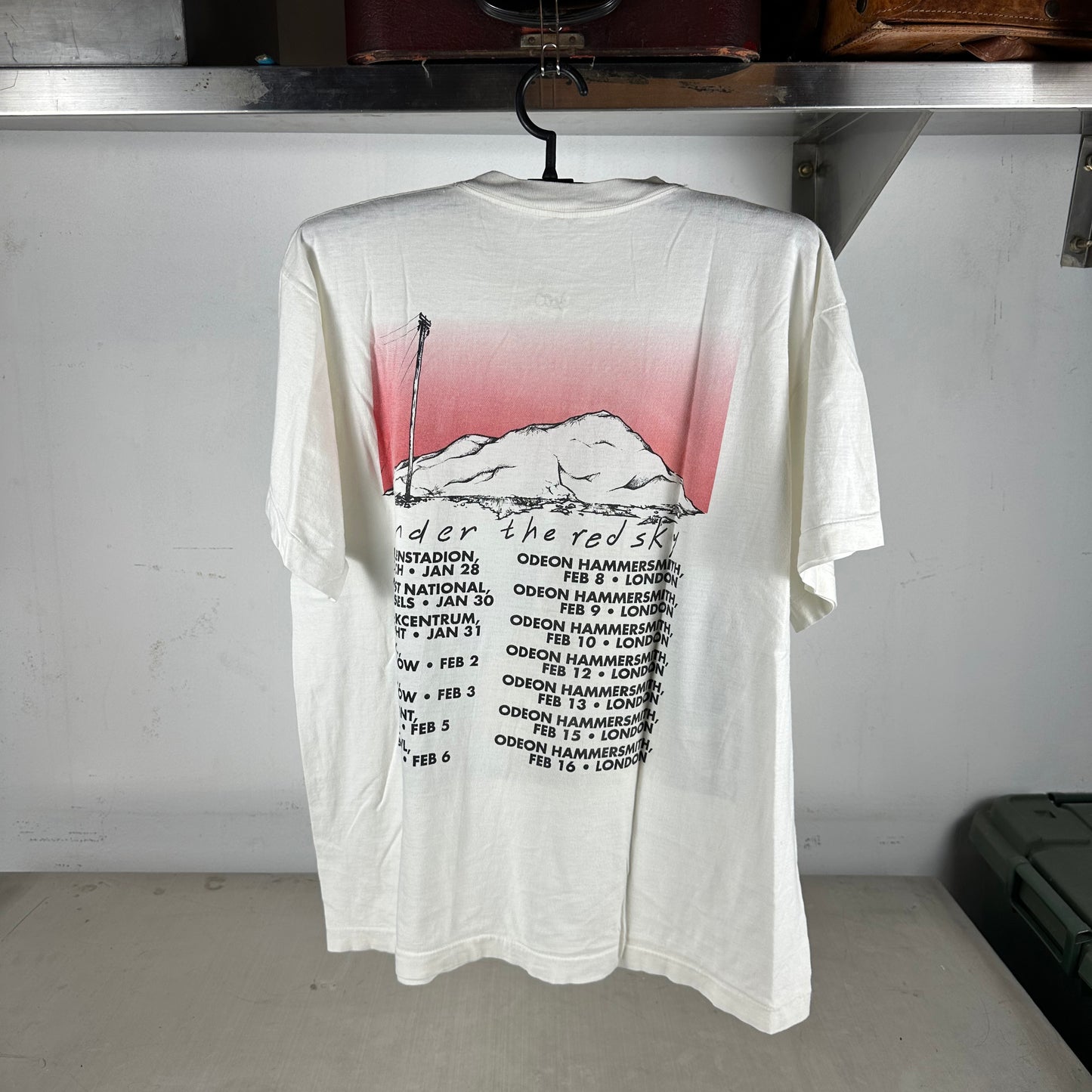 Vintage 1990 Bob Dylan Under the Red Sky Tour Concert Single Stitch T-shirt