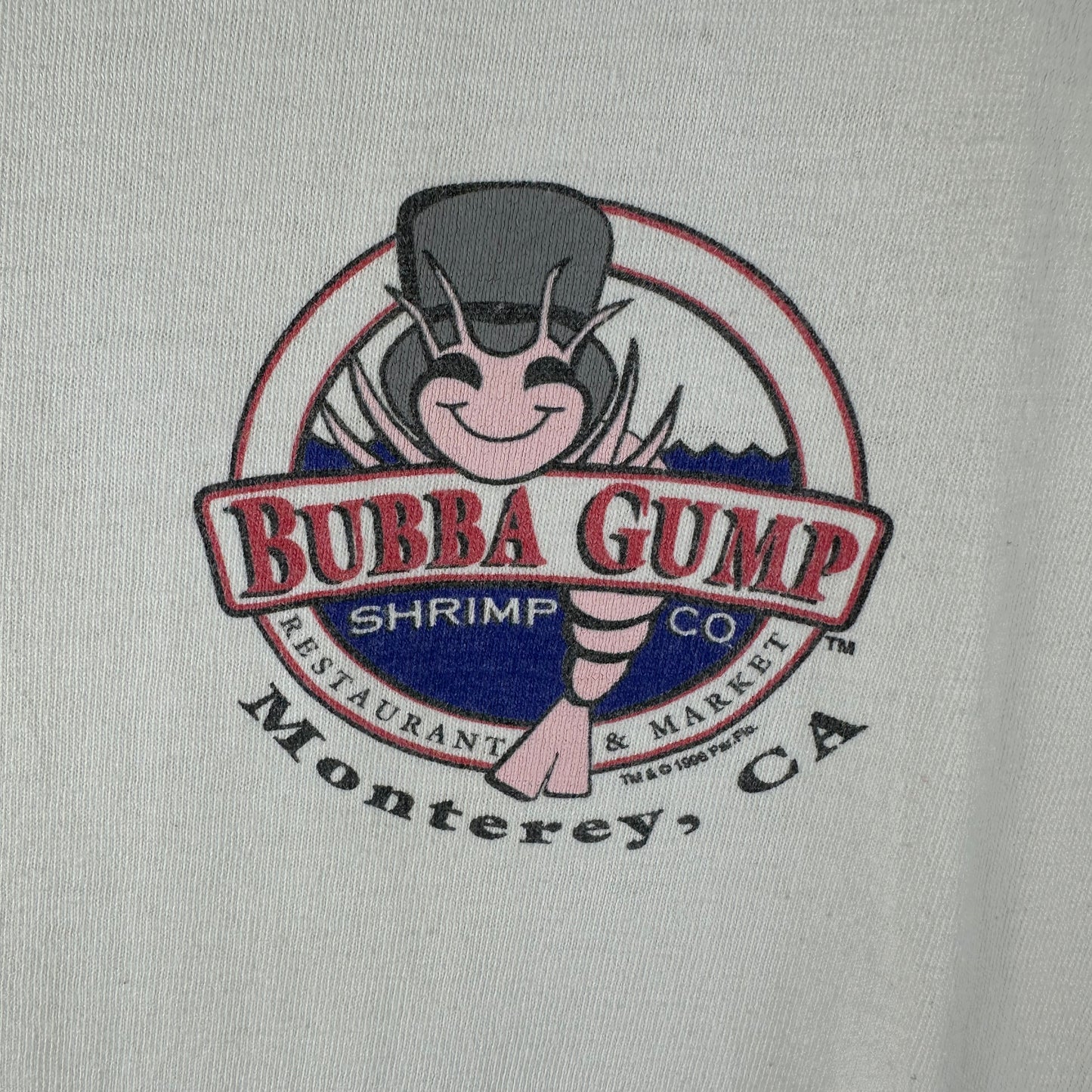 Vintage 1996 Bubba Gump Forrest Gump Stupid is as Stupid Does T-shirt