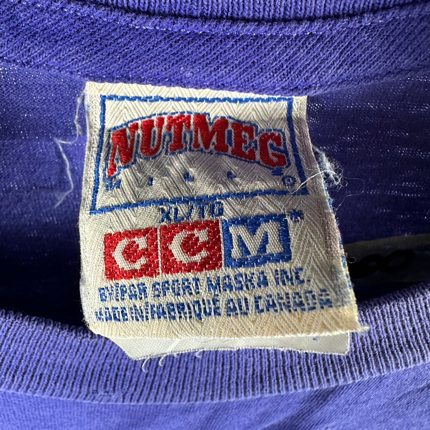 Vintage 90s LA Lakers Shaquille O' Neal Locker NBA Nutmeg Single Stitch T-shirt