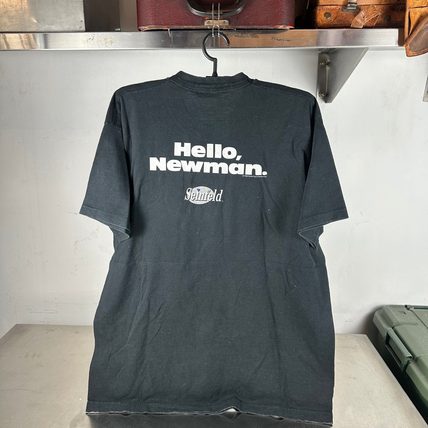 Vintage 1996 Seinfeld Hello Jerry Hello Newman TV Show Promo Single Stitch T-shirt