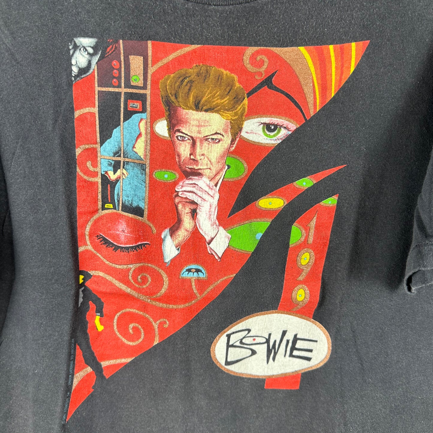 Vintage 1990 David Bowie Tour Concert Brockum Single Stitch T-shirt