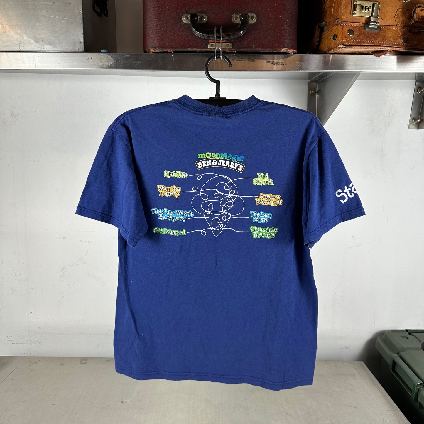 Vintage 2000s Ben & Jerry's Mood Magic Graphic Staff T-shirt
