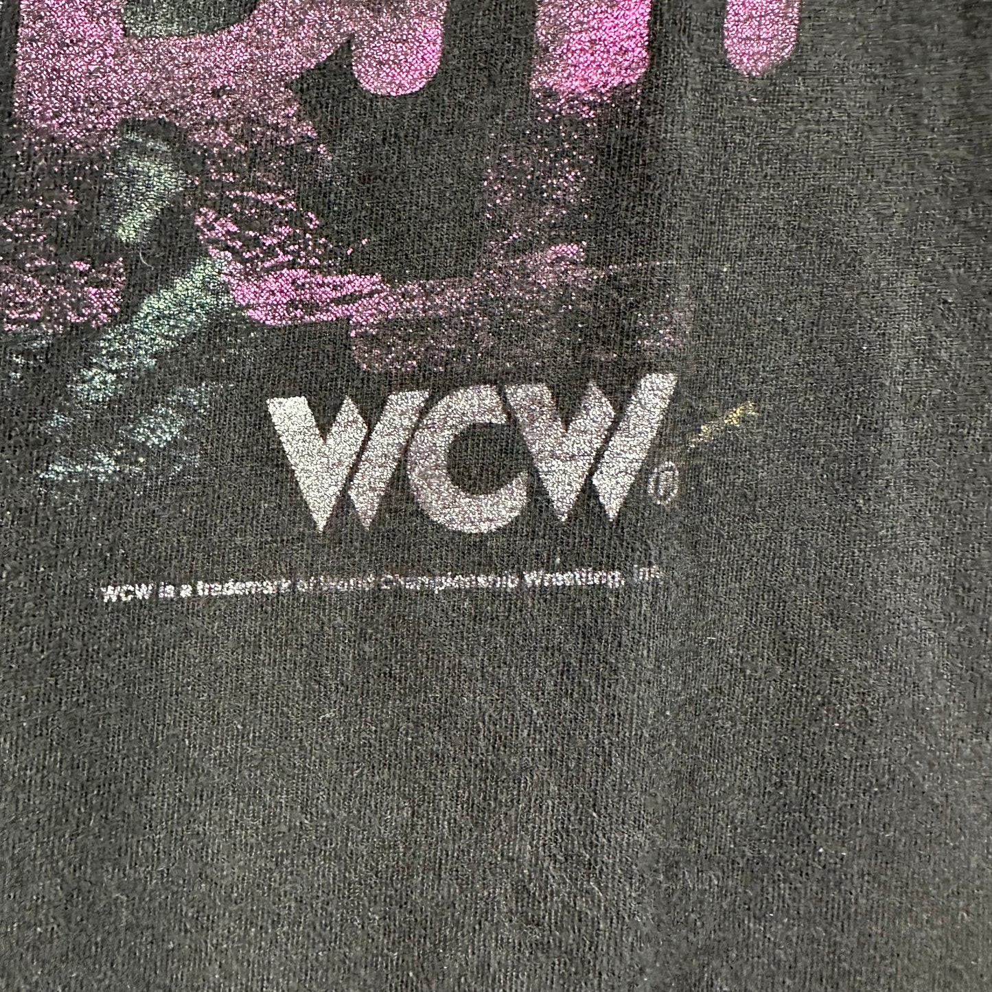 Vintage 90s Bret Hart WCW WWF Wrestling Graphic T-shirt