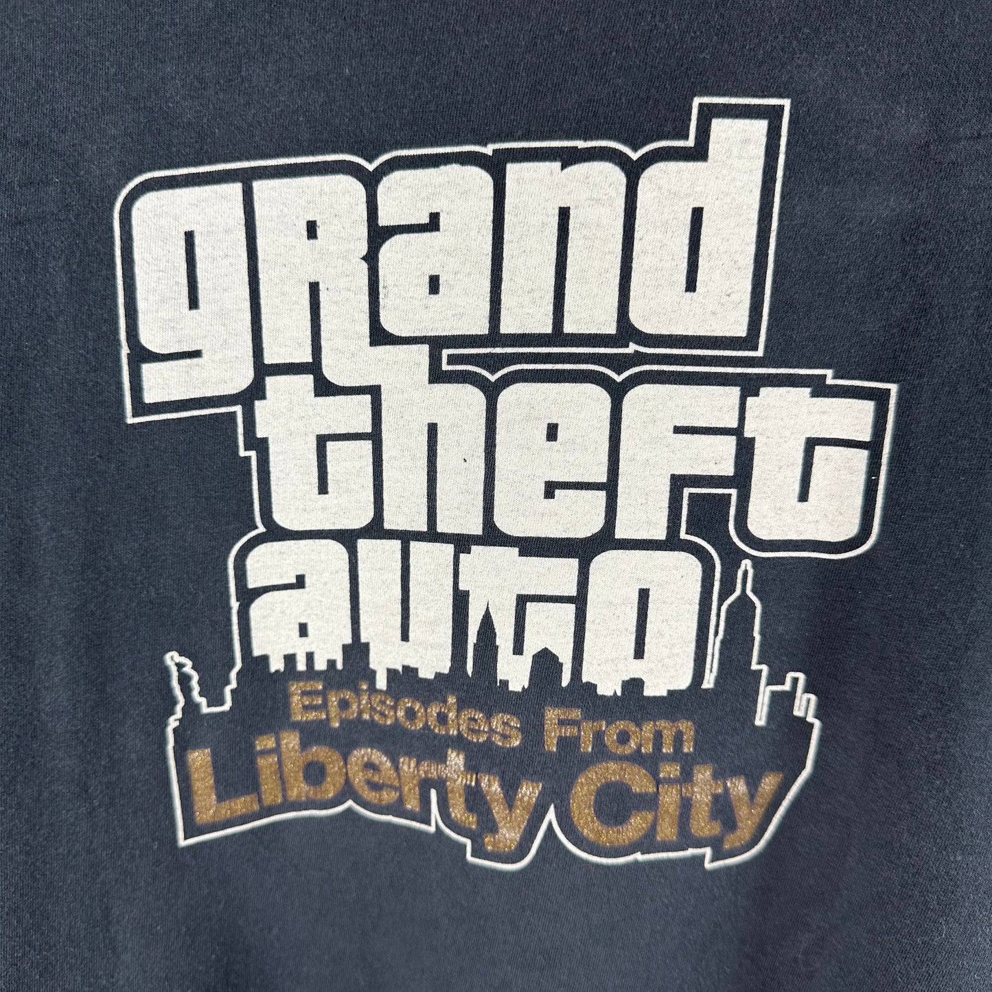 Vintage 2009 GTA IV Episodes from Liberty City Video Game Promo T-shirt