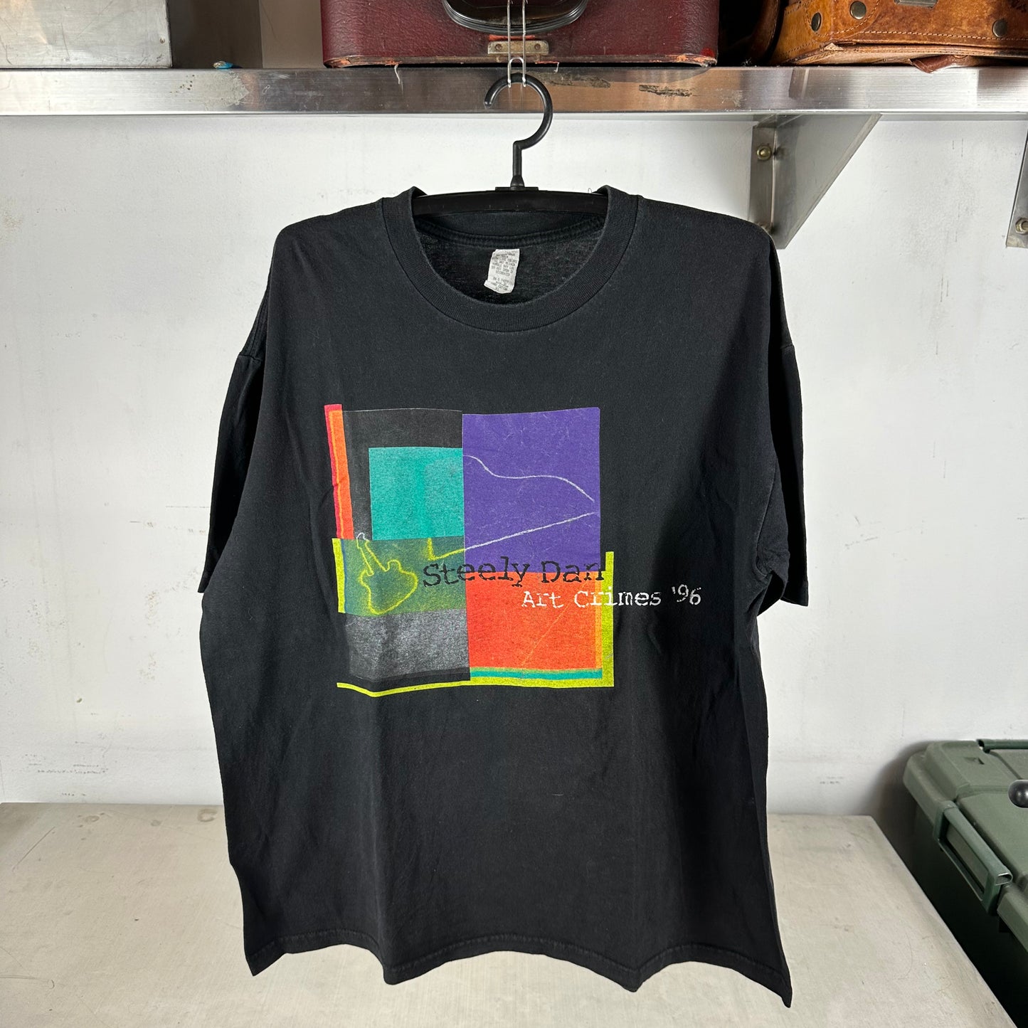 Vintage 1996 Steely Dan Art Crimes Tour Concert Rock Band T-shirt