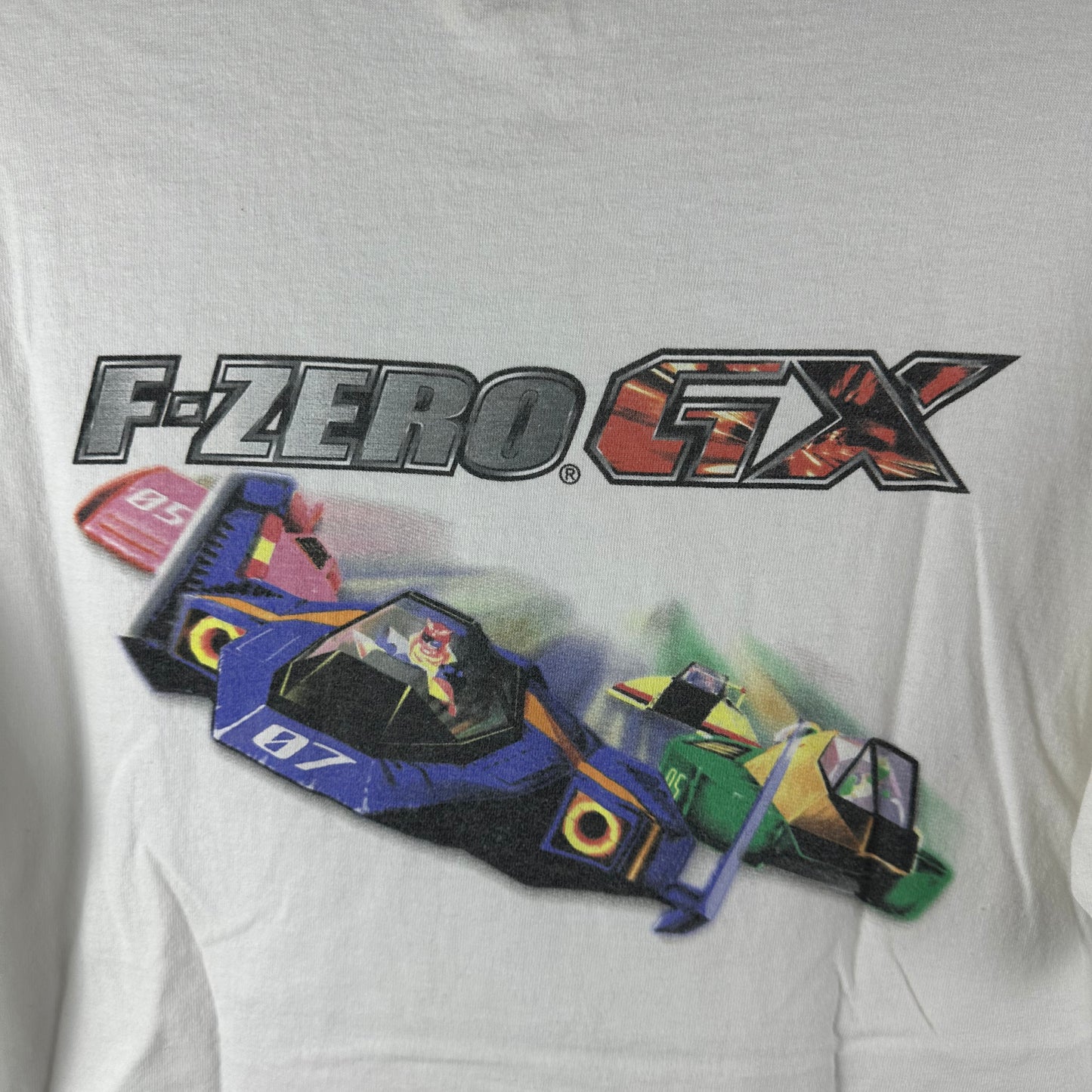 Vintage 2003 Nintendo GameCube F-Zero GX Video Game Promo T-shirt