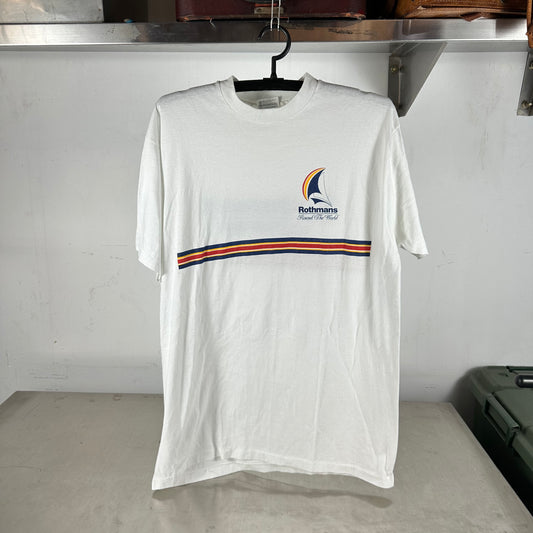 Vintage 90s Rothmans Yatching Round the World Graphic Single Stitch T-shirt