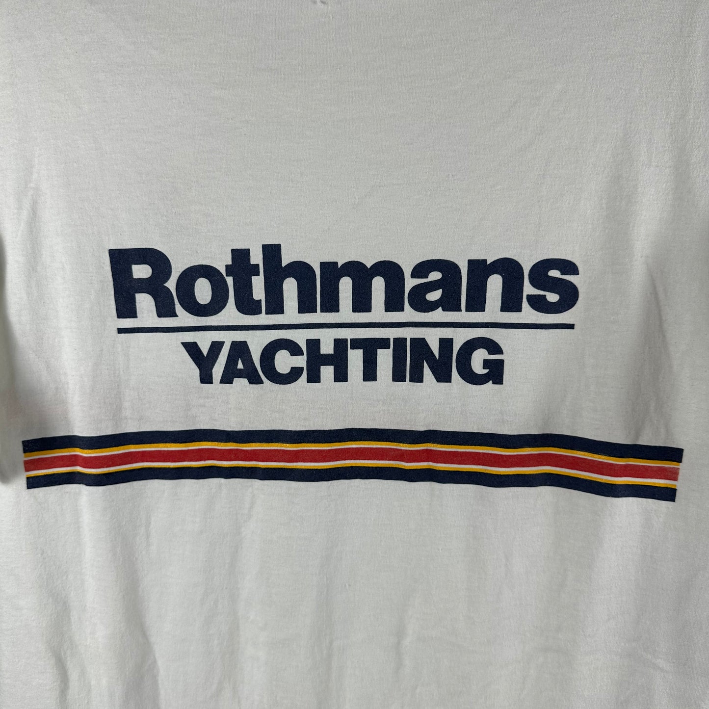 Vintage 90s Rothmans Yatching Round the World Graphic Single Stitch T-shirt
