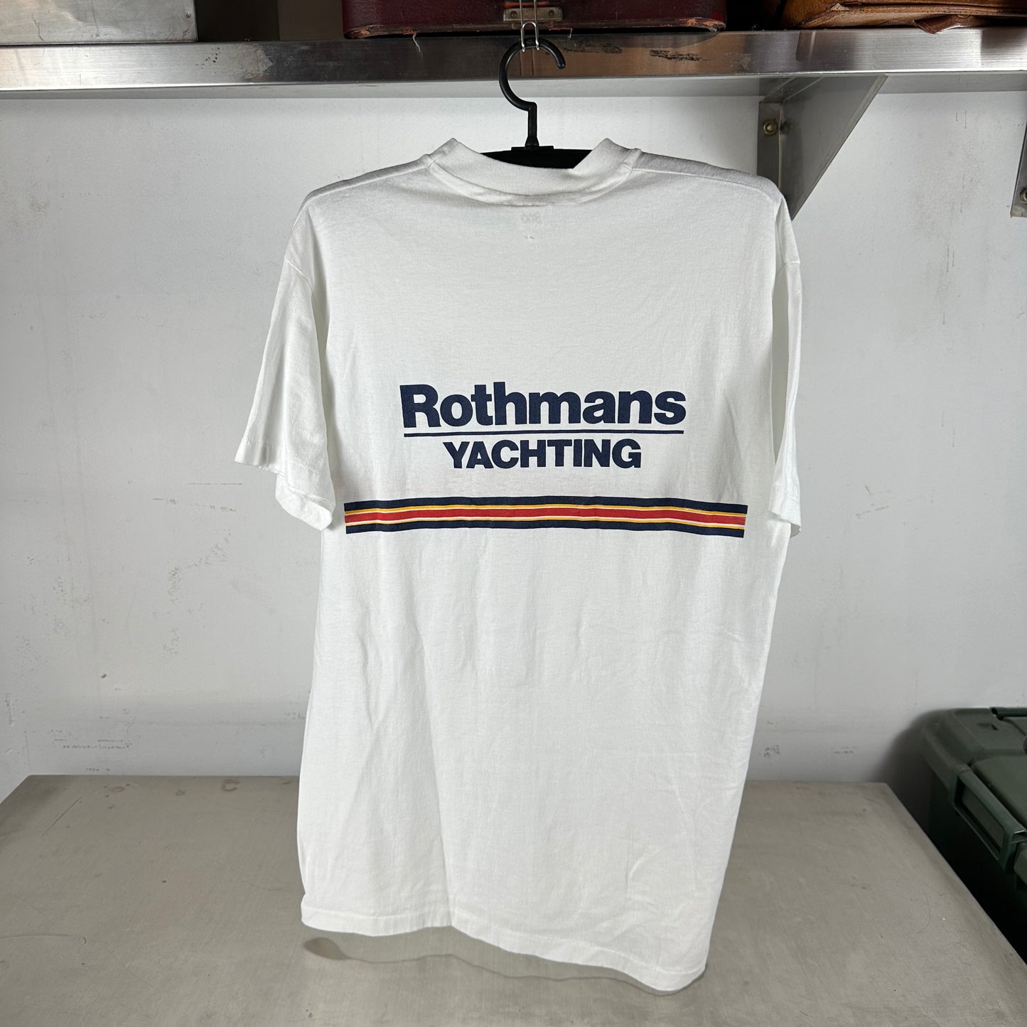 Vintage 90s Rothmans Yatching Round the World Graphic Single Stitch T-shirt