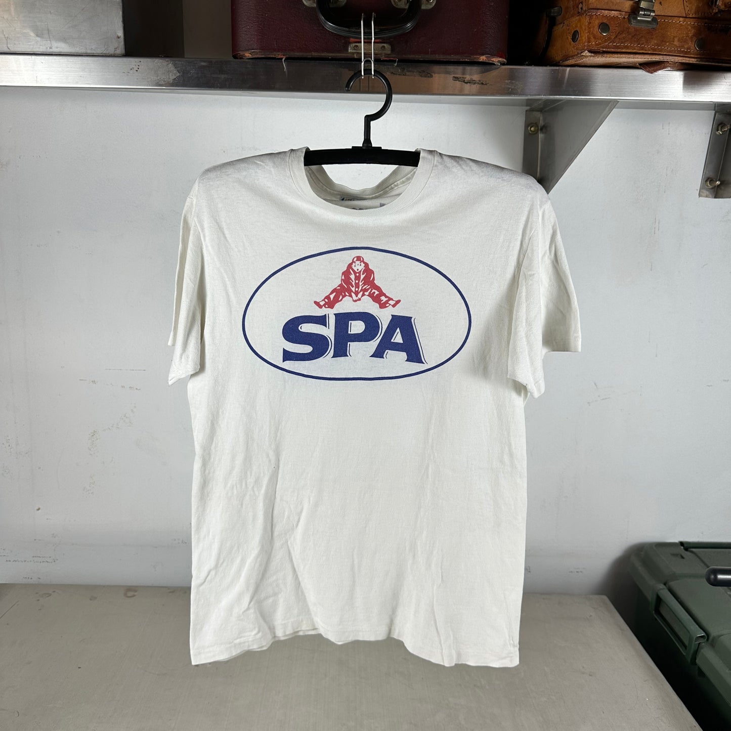 Vintage 90s Belgium Spa 20 KM of Brussels Running Single Stitch T-shirt