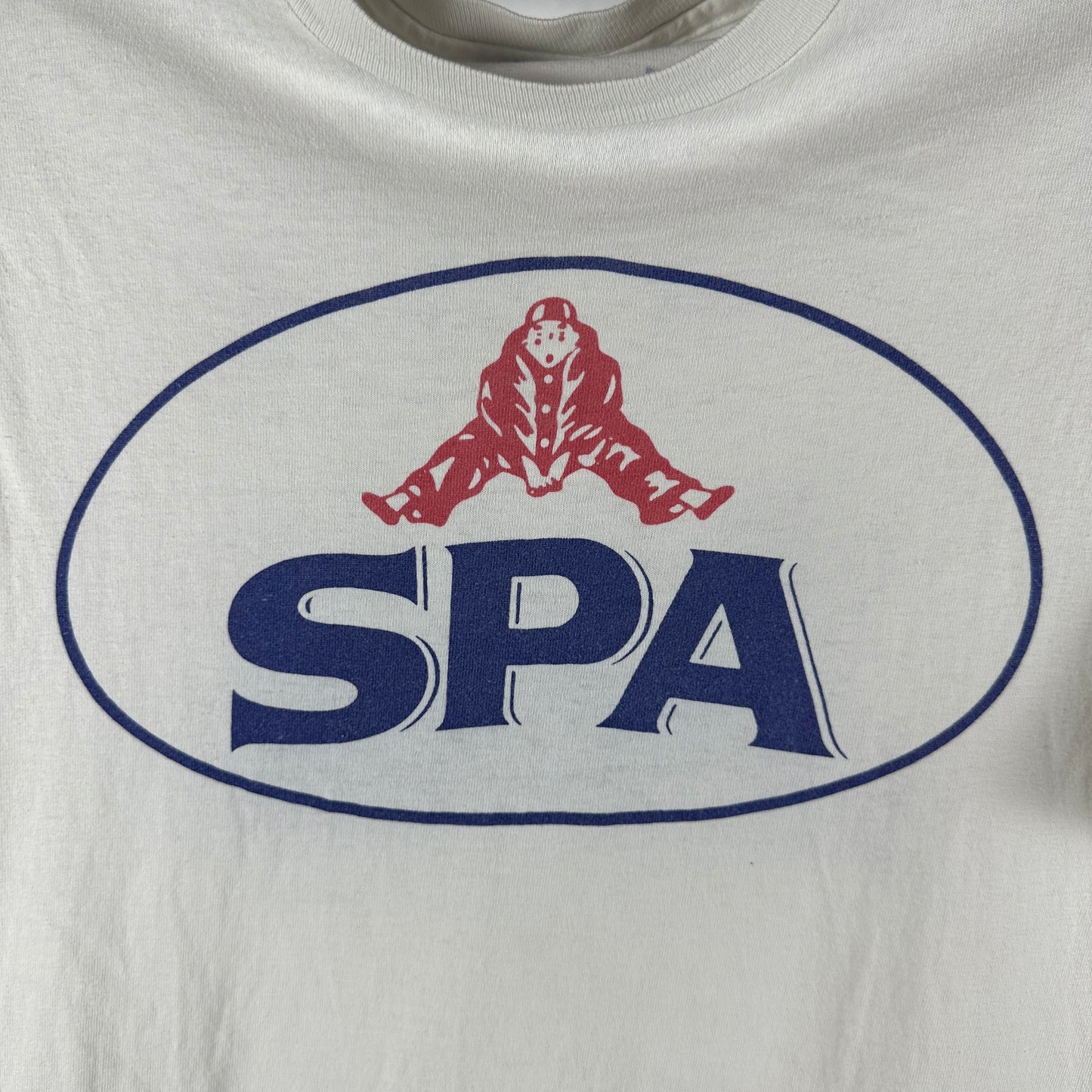Vintage 90s Belgium Spa 20 KM of Brussels Running Single Stitch T-shirt