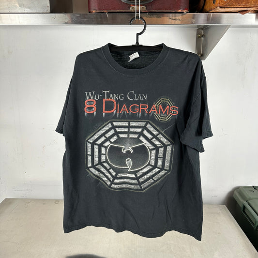 2008 Wu-Tang Clan 8 Diagrams Tour Concert Hip Hop Rap T-shirt