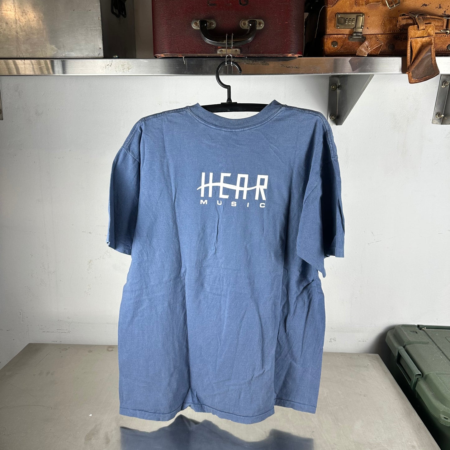 Vintage 90s Hear Music Innovation, Courage, and Rebellion Typography Single Stitch T-shirt