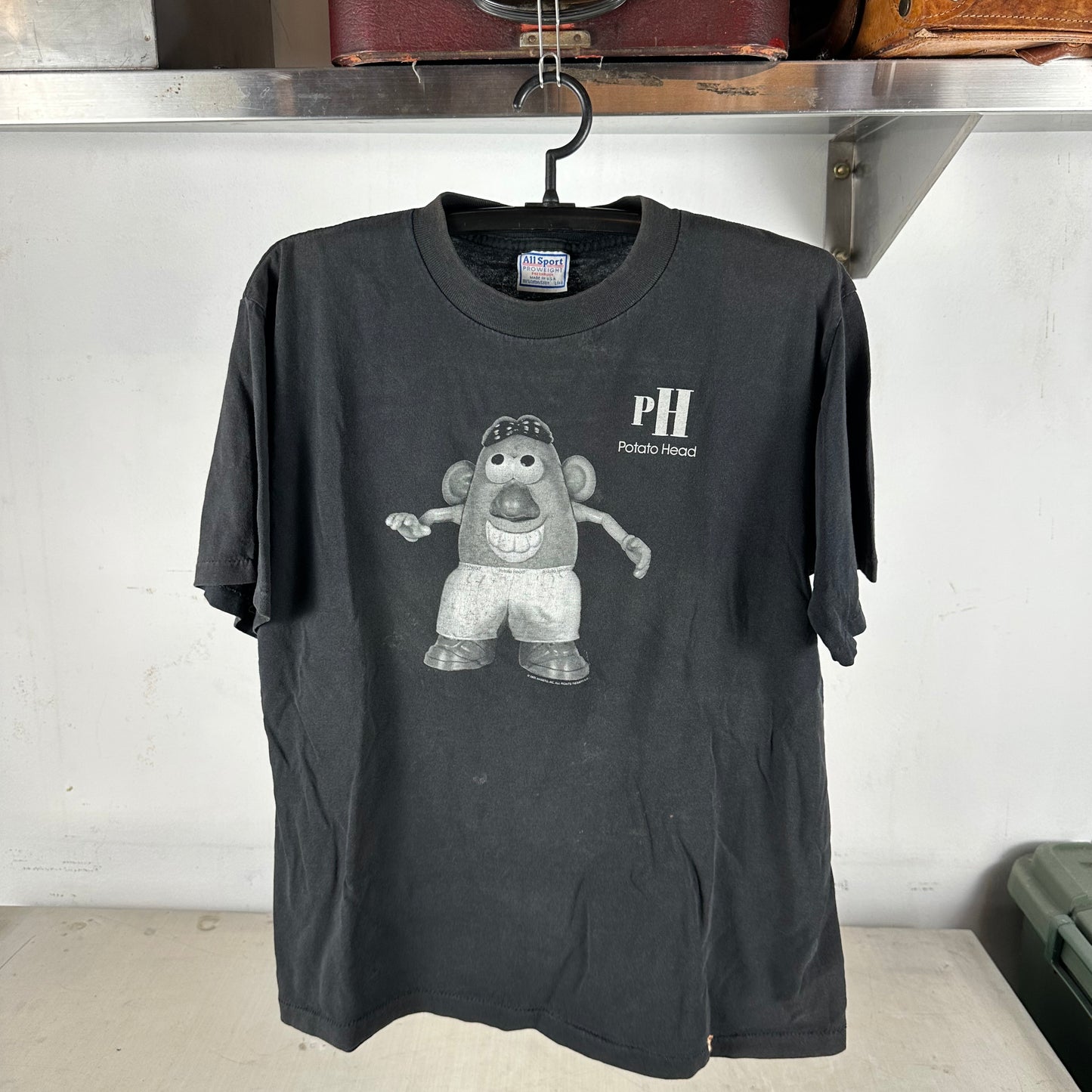 Vintage 1995 Hasbro Mr. Potato Head Toy Story Character Single Stitch T-shirt
