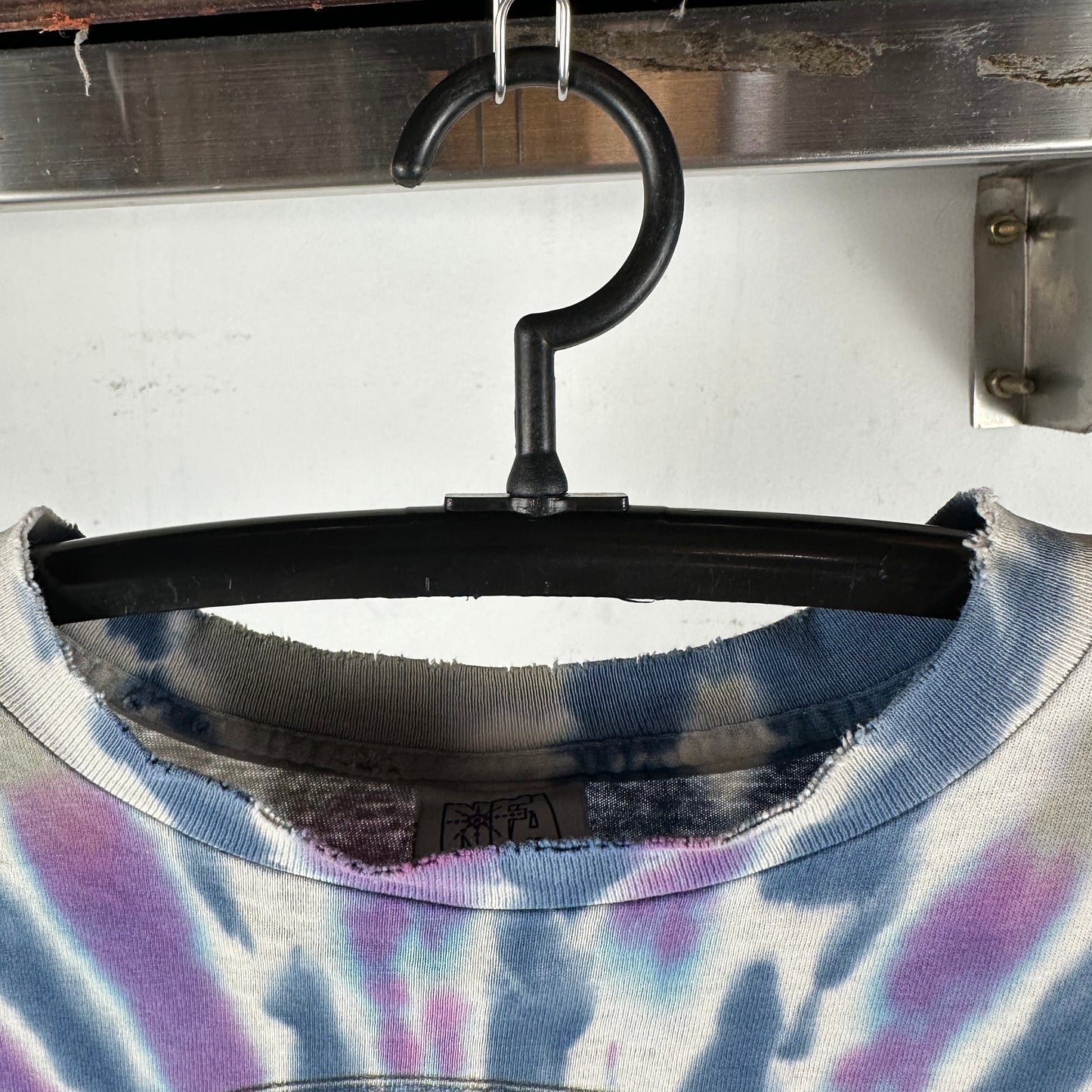 Vintage 90s Grateful Dead Skull Rock Band Tie-dye Single Stitch Distressed &nbsp;T-shirt